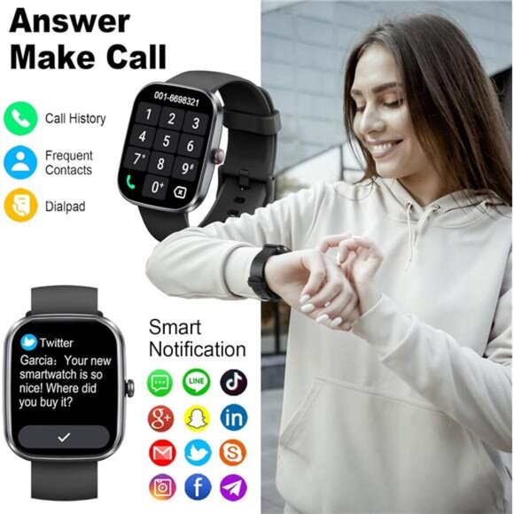 Smart Watch(Answer/Make Call), 1.91\